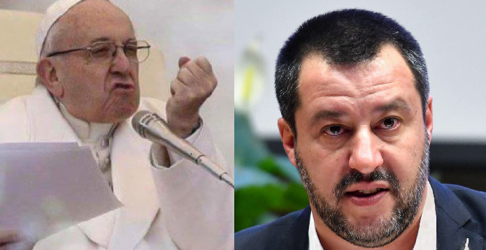 Salvini da Papa Francesco: “Sì ma non vestirti come me” - La Refubblica