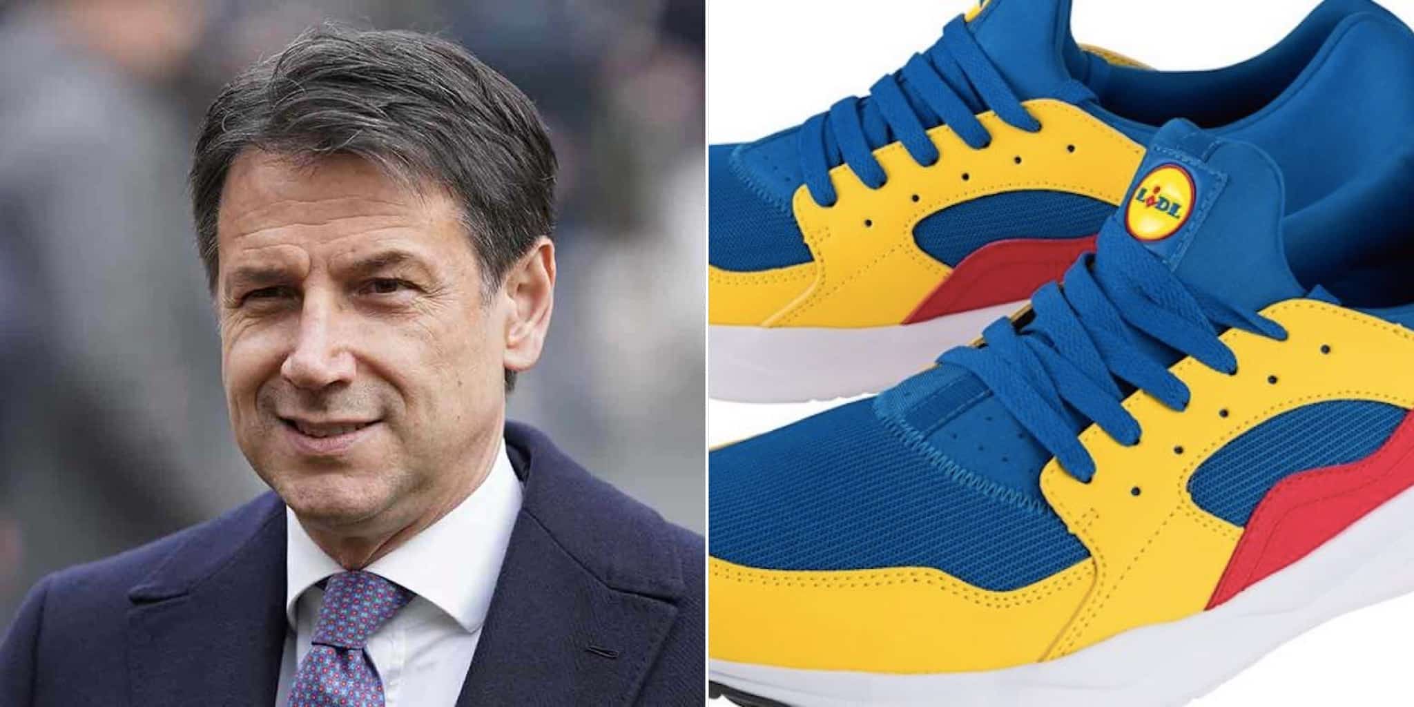 Conte vede scarpe della Lidl: “600 euro immediati per chi le compra” - La  Refubblica